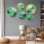 Wallity Yats-50 Conjunto de 5 Cuadros Decorativos Multicolor